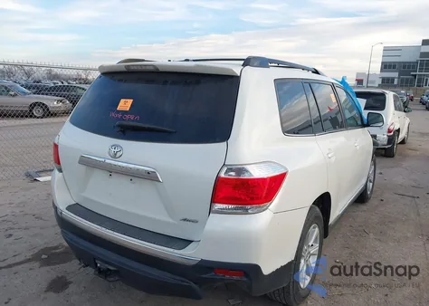 2012 Toyota Highlander Se V6 from USA, damaged, VIN 5TDBK3EH6CS107574